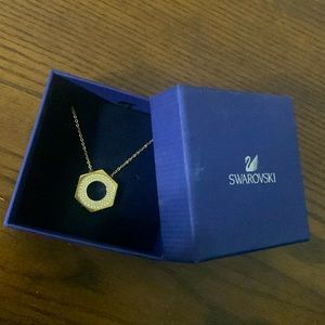 Brand new Swarovski hexagon necklace